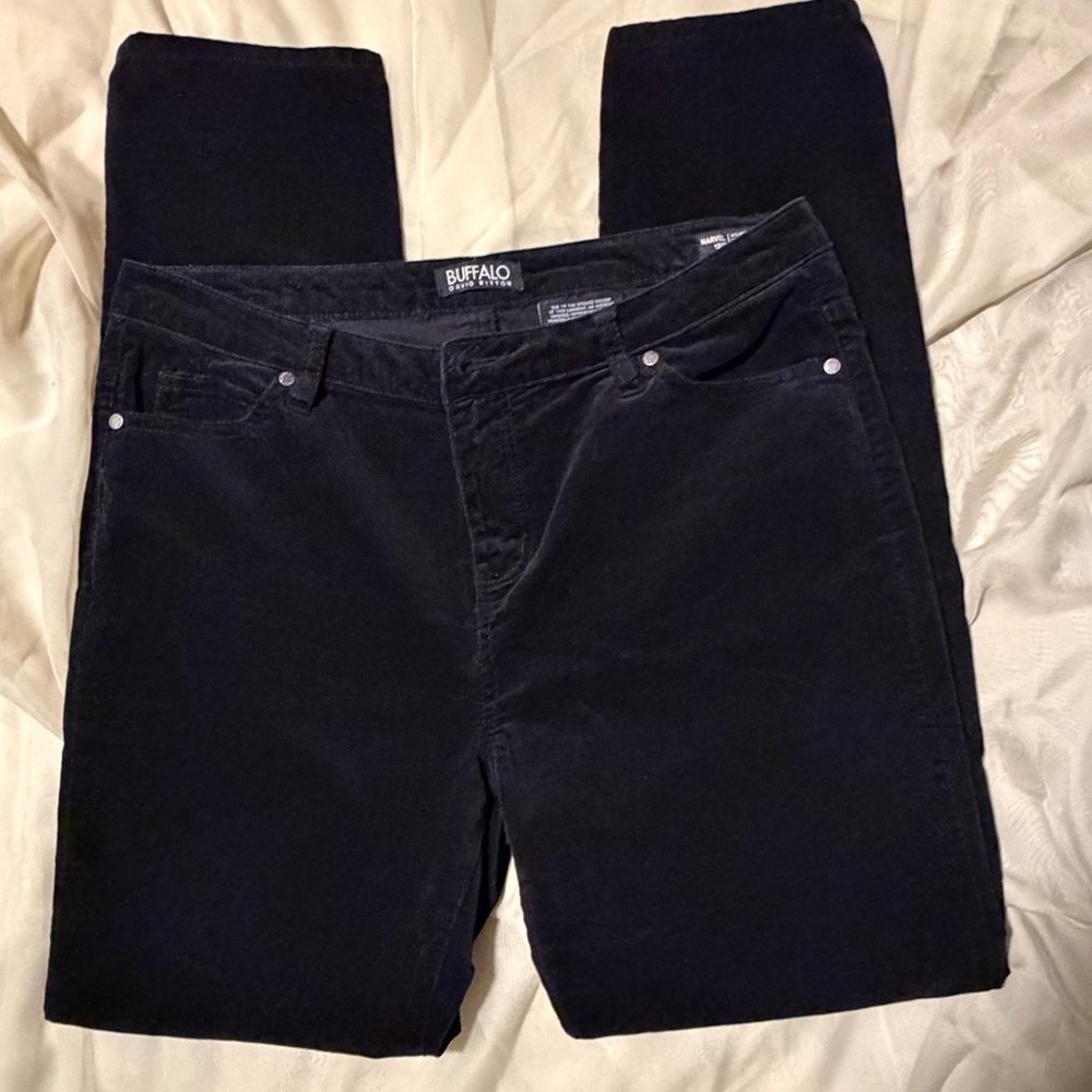 Buffalo David Bitton Mid Rise Velvet‎ Stretch Jeans